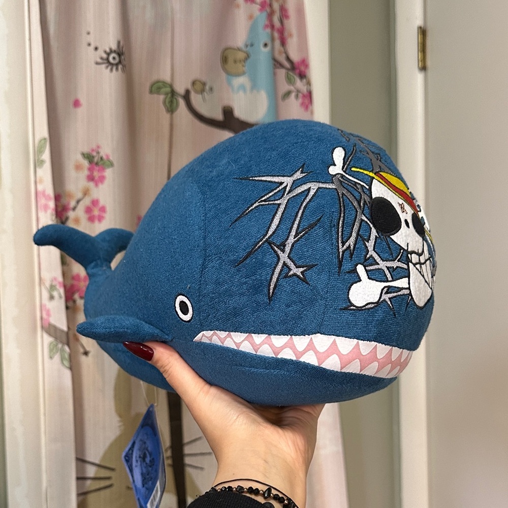 Rare One Piece Laboon Pirate-Themed Blue Whale Plush